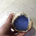 土耳其蓝玉髓石头手镯料
