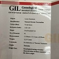 12.57ct高品质全净体铬碧玺 带GIL证书