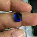 斯里兰卡蓝宝石，山行/糖色/素面.GRS证书。