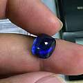 斯里兰卡蓝宝石，山行/糖色/素面.GRS证书。