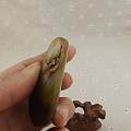 和田玉山水旭日东升把件