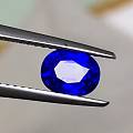 【傲蕾伊兰珠宝】1.01克拉，完美品质皇家蓝蓝宝石，颜色浓郁，火彩漂亮