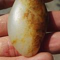 新疆和田玉籽料原石保真支持复检一口气莹润致密黄皮白玉牌子籽