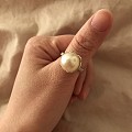 珍珠戒指一枚