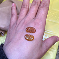 翡翠小如意一对，可以镶锁骨链