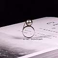 日本设计师手作 大溪地黑珍珠戒指