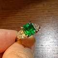 ##中颐旗舰完美级别哥伦比亚祖母绿戒指##1.80ct