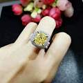 Fancy Yellow ,Vs2 ,4.01ct超美巨型黄钻，喜欢的来