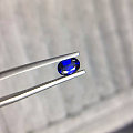 天然皇家蓝蓝宝石裸石0.64CT 椭圆戒面戒指吊坠 颜色艳丽晶体干净台面大