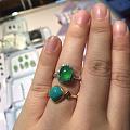 下午在华林买的热腾腾的小绿戒指😄迟到一天的自助情人节礼物🎁🌹❤️