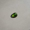 （予以珍宝）天然全净果绿色猫眼碧玺3.5CT 高透晶体无瑕疵