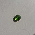 （予以珍宝）天然全净果绿色猫眼碧玺3.5CT 高透晶体无瑕疵