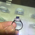 今天来一款蓝宝石的戒指