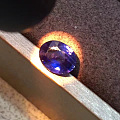 1.63克拉 无烧蓝宝石自然光下皇家蓝色  火彩璀璨 具有变色效应 肉眼干净...