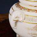 日本陶瓷 手绘花朵纹饰 大象双耳香炉 做工精致造型美观 北京现货