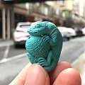 蜥（喜）蜴，尺寸12.5mm×37.5mm×29mm
18.3克