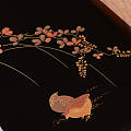 日本大漆金莳绘漆器收纳盒
