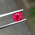 完美精品，1.23ct，缅甸，无烧鸽血红，强荧光，全透明，全干净，满🔥，无矿...