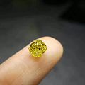 天然1.02克拉黄钻 Fancy Intense Yellow浓彩黄