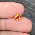 1.16ct 芬达橙 艳橙 椭圆 锰铝榴石 石榴石 戒指 吊坠 镶嵌定制