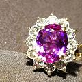 紫色蓝宝石戒指