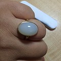 镶嵌回来籽料戒指