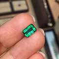 【嘉汇珠宝】1.24ct 哥伦比亚木佐色祖母绿