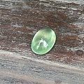 7.39ct 葡萄石 绿色 椭圆 荧光 素面 蛋面 戒指 吊坠 镶嵌定制
