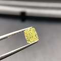 GIA 1.24ct FY VS1 实物无限接近浓彩色