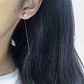 珍珠 耳线多种戴法18K金6-6.5mm