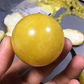 46.6克老蜜大珠子，全品无杂裂，43mm，看上联系我