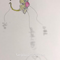 白玉花K斤碧玺珍珠戒指