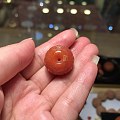 核桃静 特价苏工雕刻保山南红回纹珠20.5mm