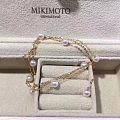 akoya 4-5mm 小钢炮18k金三层手链MIKIMOTO