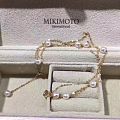 akoya 4-5mm 小钢炮18k金三层手链MIKIMOTO