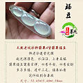 【福豆2】天然老坑冰种翡翠A货翡翠福豆 种老冰透莹光强 起光漂亮