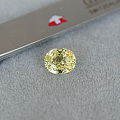 1.30ct 非洲 金绿色 金色 椭圆形 洁净 金绿宝石 精品 镶嵌定制