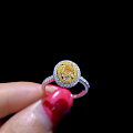 GIA 1.10ct Fancy Light YellowSI1