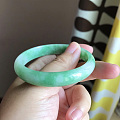 糯种满绿手镯