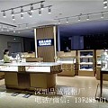 广州米儿琥珀店设计定制珠宝饰品展示柜效果图