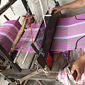 手工纯棉线织的粗布