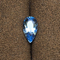水滴海蓝宝裸石1.95克拉颜色超好微信373816823