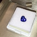 新买的心型蓝宝石