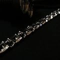 王朝手作 新品上市 steel flame 钢火手链 骷髅头 s925足银 ...