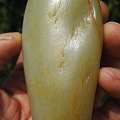 新疆和田玉籽料原石保真支持复检洒金皮浅青白把件玩籽