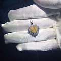 【展会 GIA彩钻新品 两用款】
主石参数：1.53CT Fancy Yel...