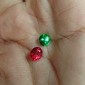 红配绿，赛XX，椭圆灯泡两枚，红尖晶+沙弗来