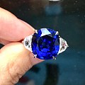 【卡禄珠宝】9ct多缅甸无烧皇家蓝蓝宝石戒指