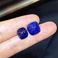 【卡禄珠宝】两颗大克拉糖塔形皇家蓝蓝宝石