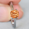 【Master-Cut】1.32ct 金橘 Princess Malaya石...